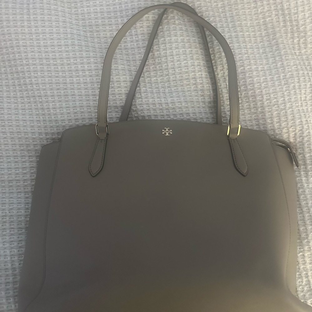 Tory Burch Gray Tote Bag